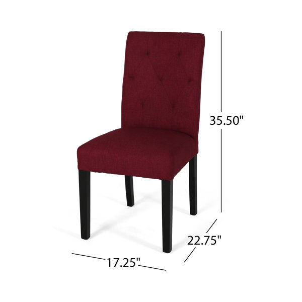 Evelin tufted upholstered parsons deals dining chair